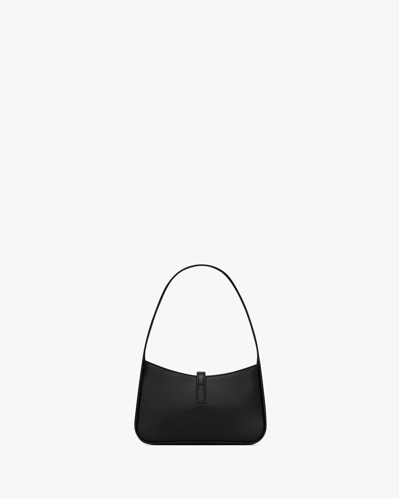 Elegante Schultertasche in Schwarz mit Gold-Detail
