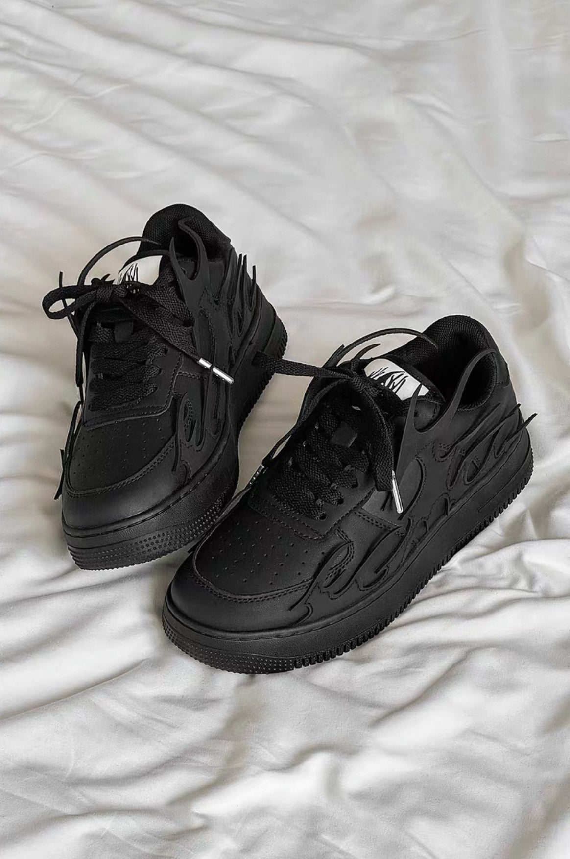 Black Flame Sneaker - UNISEX