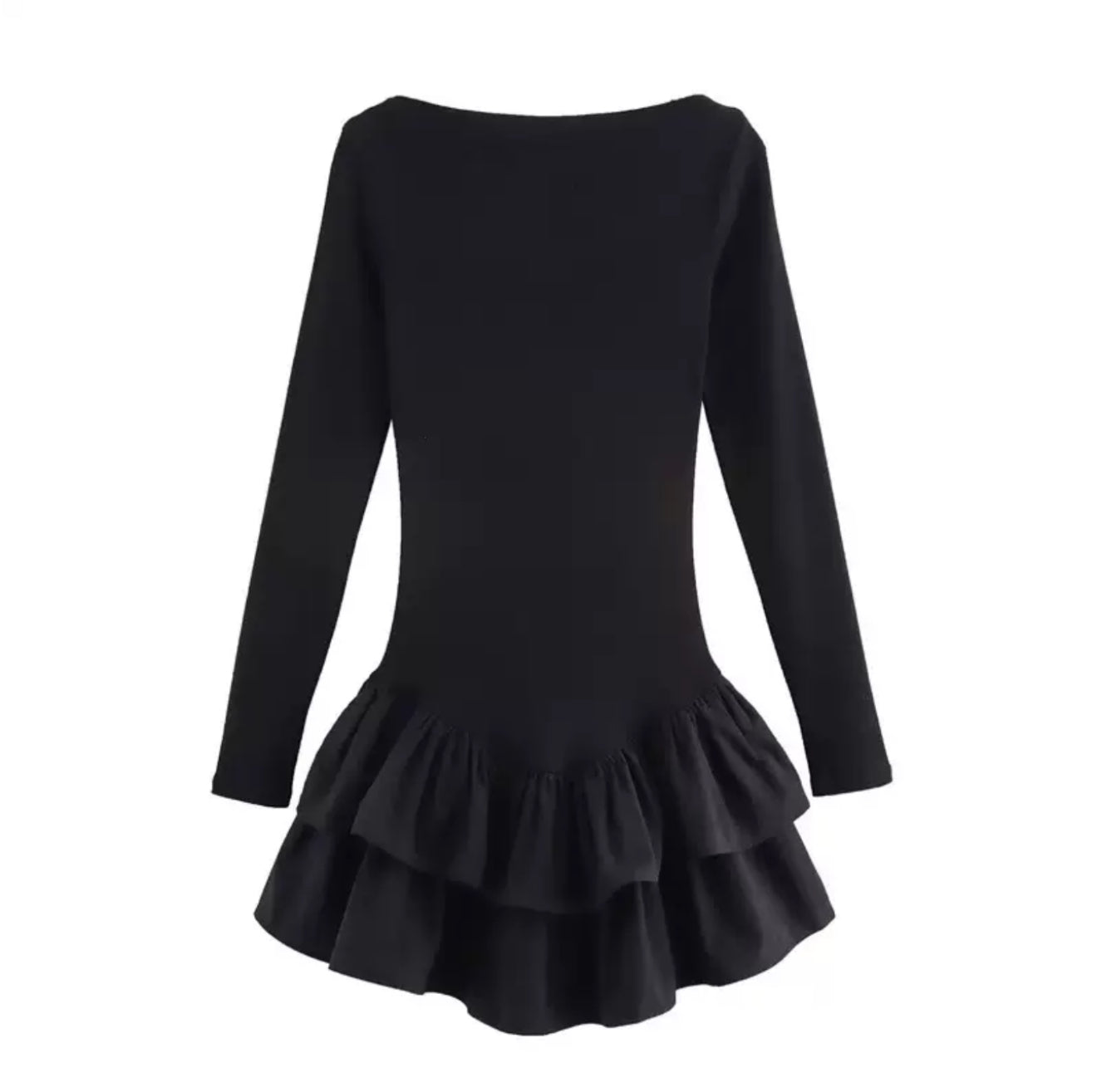 Elegantes Kleid mit Rüschenrock - Damen