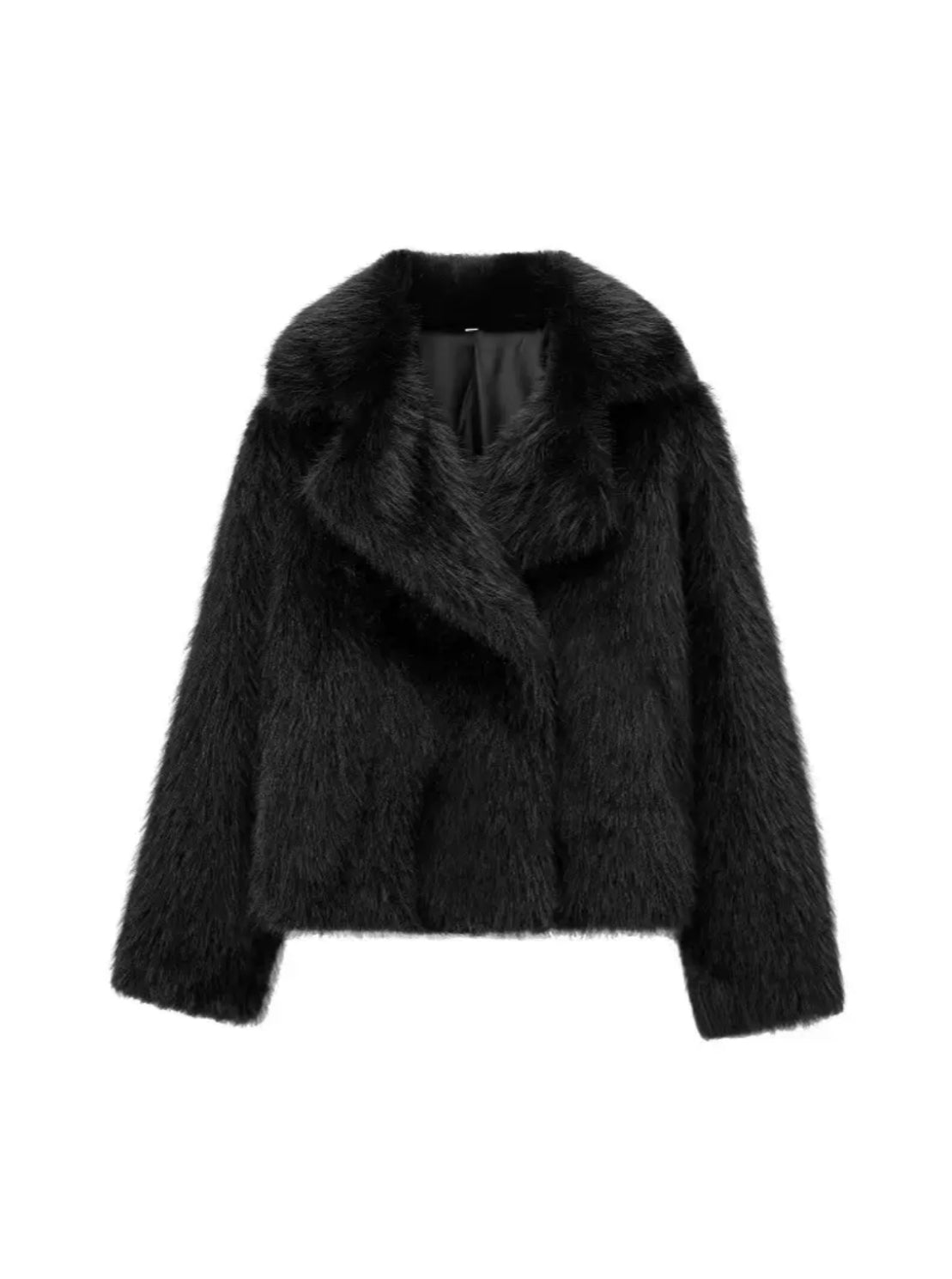 Elegant Faux Fur Jacket - Women