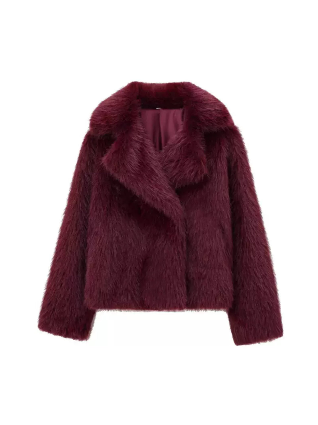 Elegant Faux Fur Jacket - Women