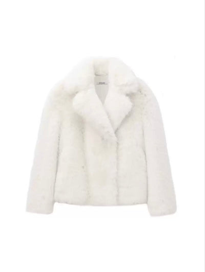 Elegant Faux Fur Jacket - Women