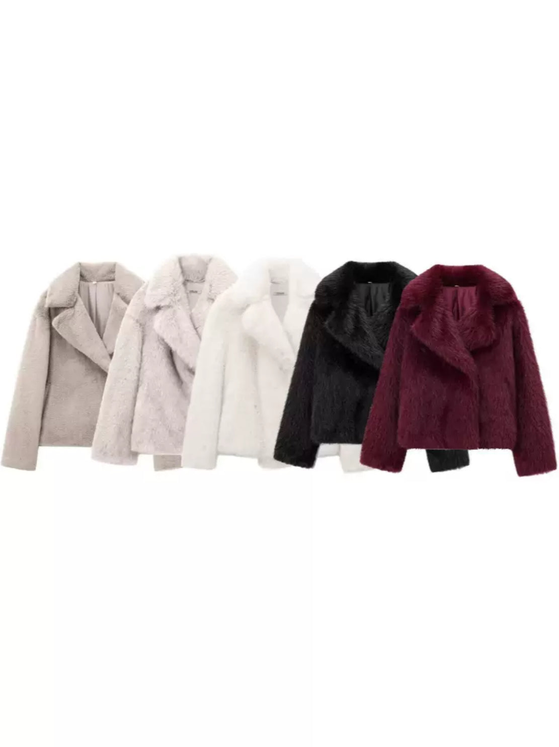 Elegant Faux Fur Jacket - Women