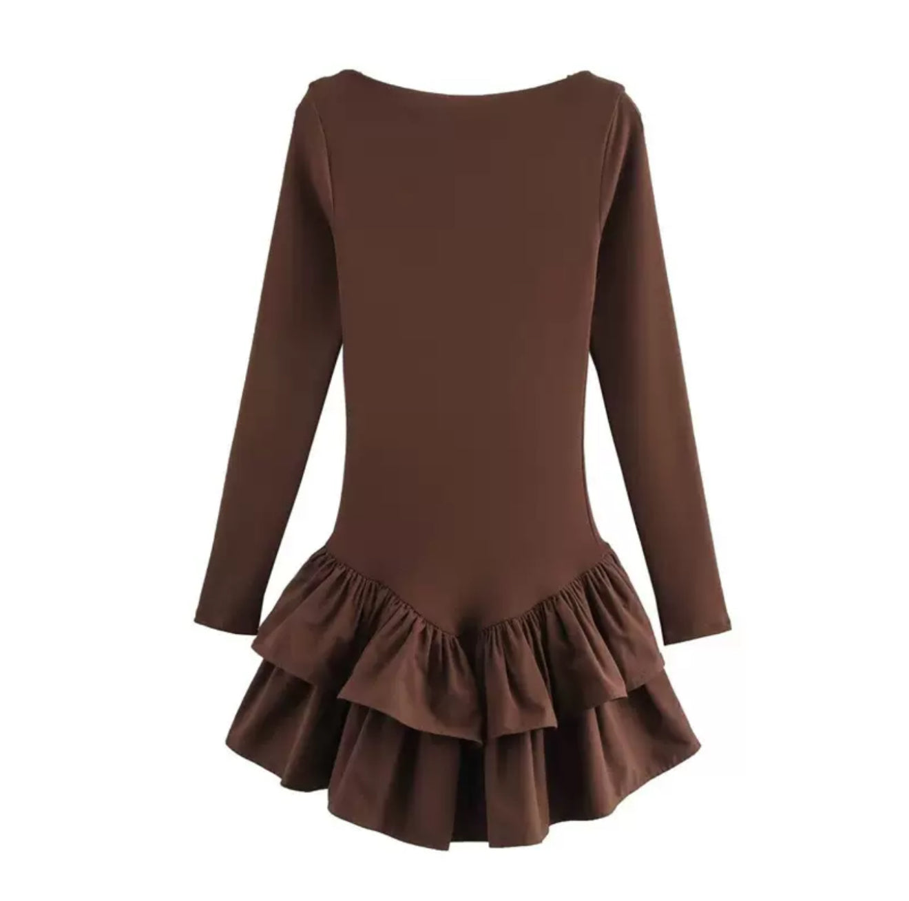 Elegantes Kleid mit Rüschenrock - Damen