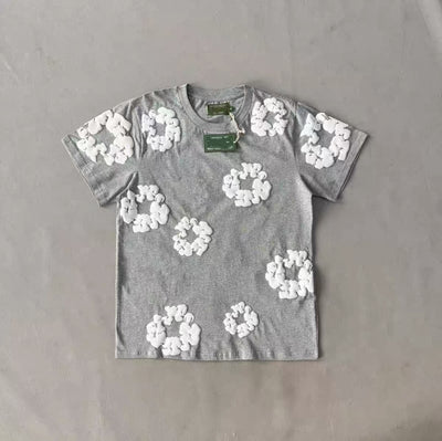 Stylische 3D-Textur T-Shirt - Herren