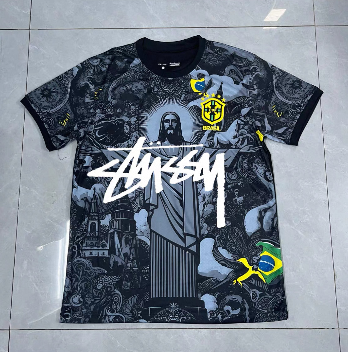Brazil x Stüssy Trikot - Herren