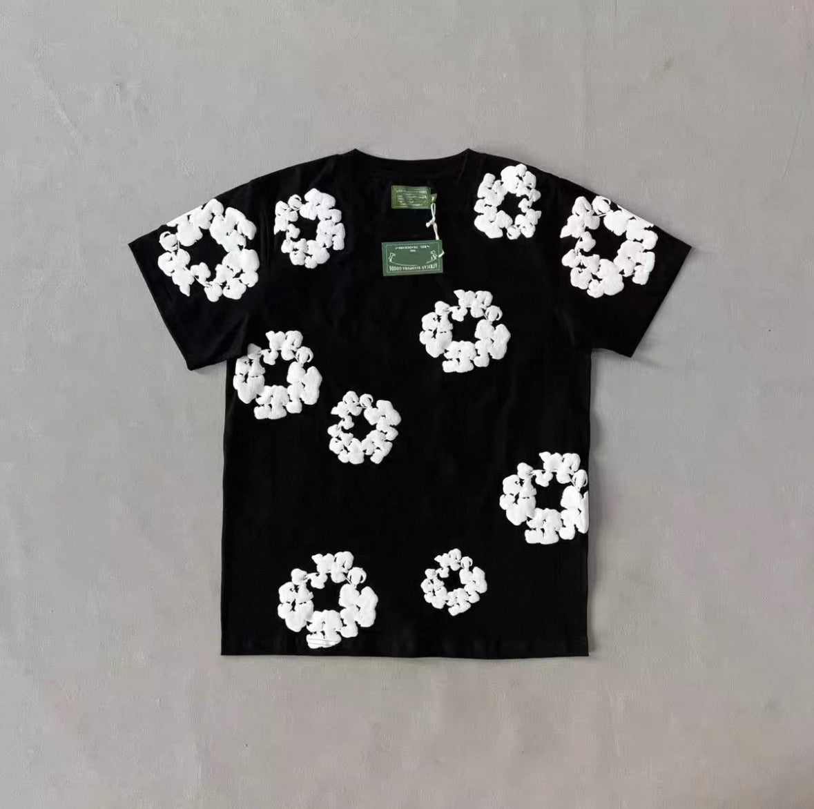 Stylische 3D-Textur T-Shirt - Herren
