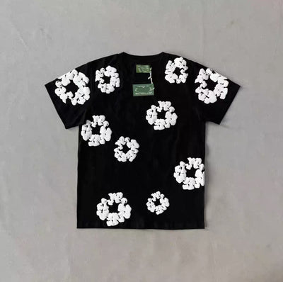 Stylische 3D-Textur T-Shirt - Herren