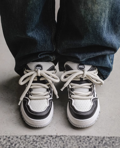 Black-Creme Shoes - UNISEX